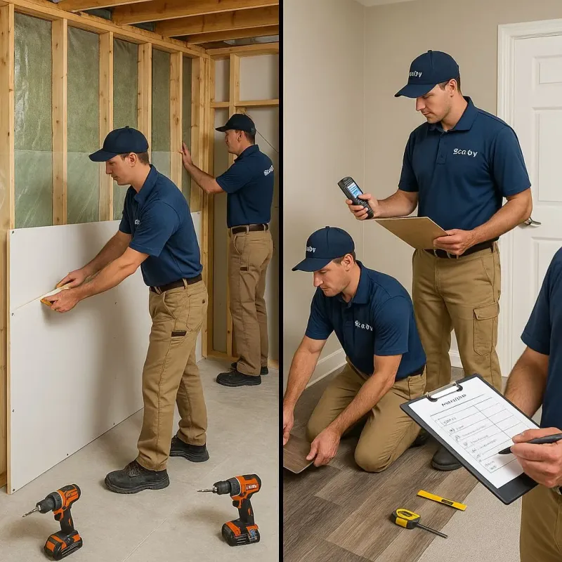 Repairs and Reconstruction process in Byng, OK